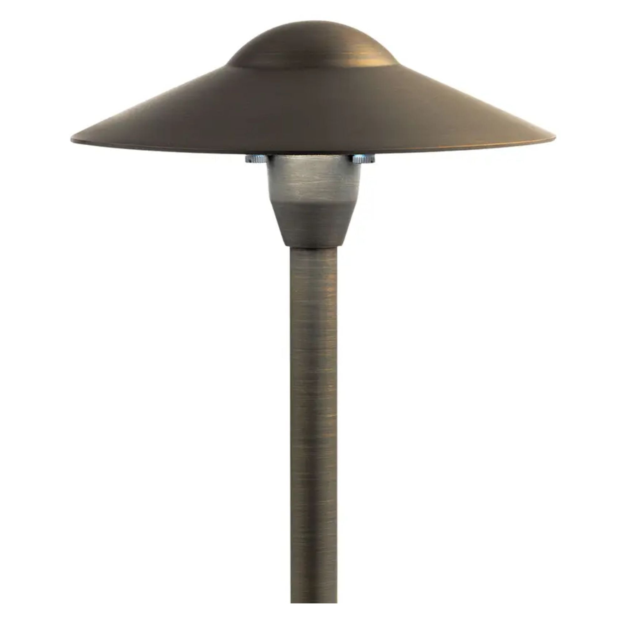 Kichler Domed 21" LED Retrofit Path Light in Centennial Brass