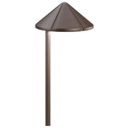 Kichler Six Groove 19.5 in. Side Mount Path Light in Textured Architectural Bronze