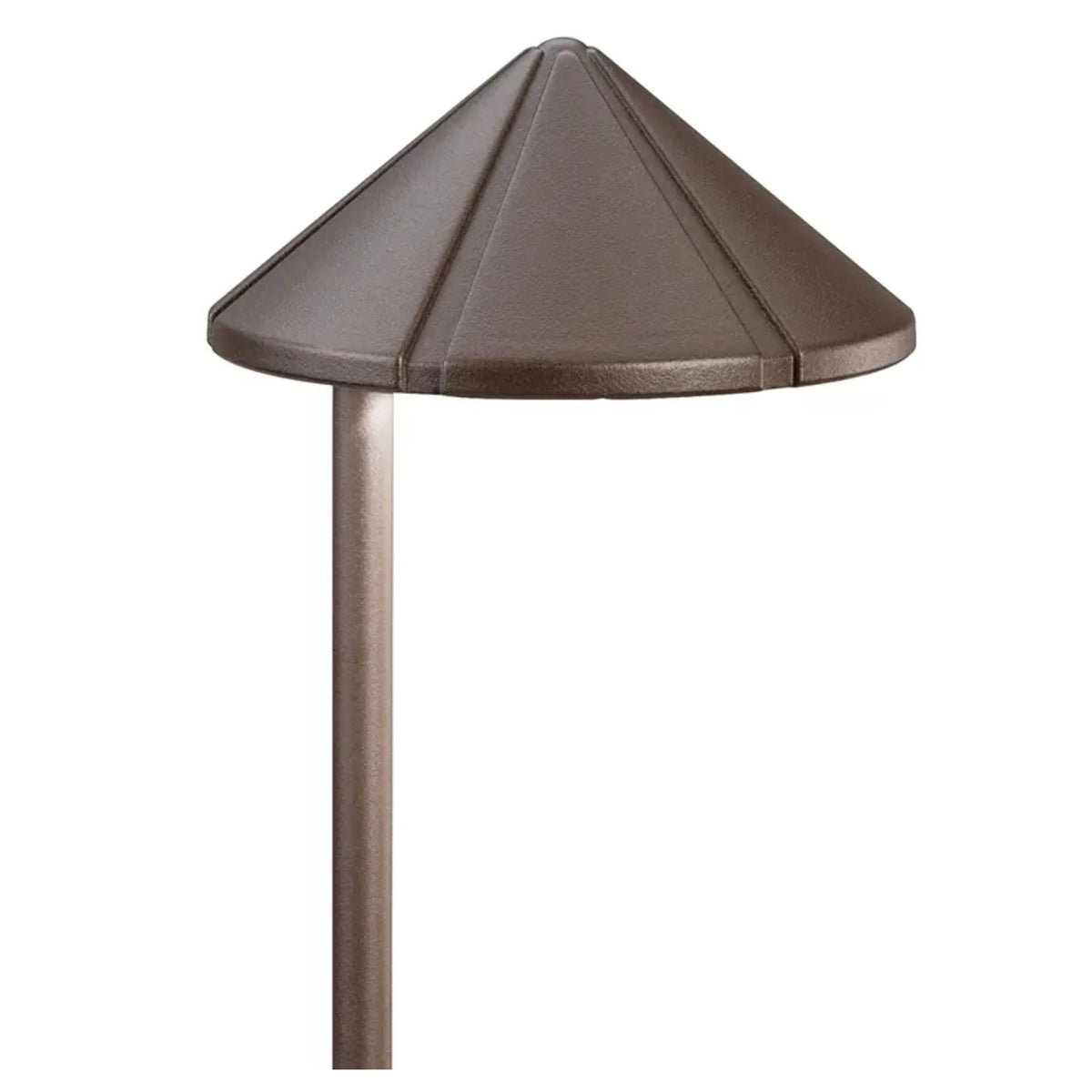 Kichler Six Groove 19.5 in. Side Mount Path Light in Textured Architectural Bronze