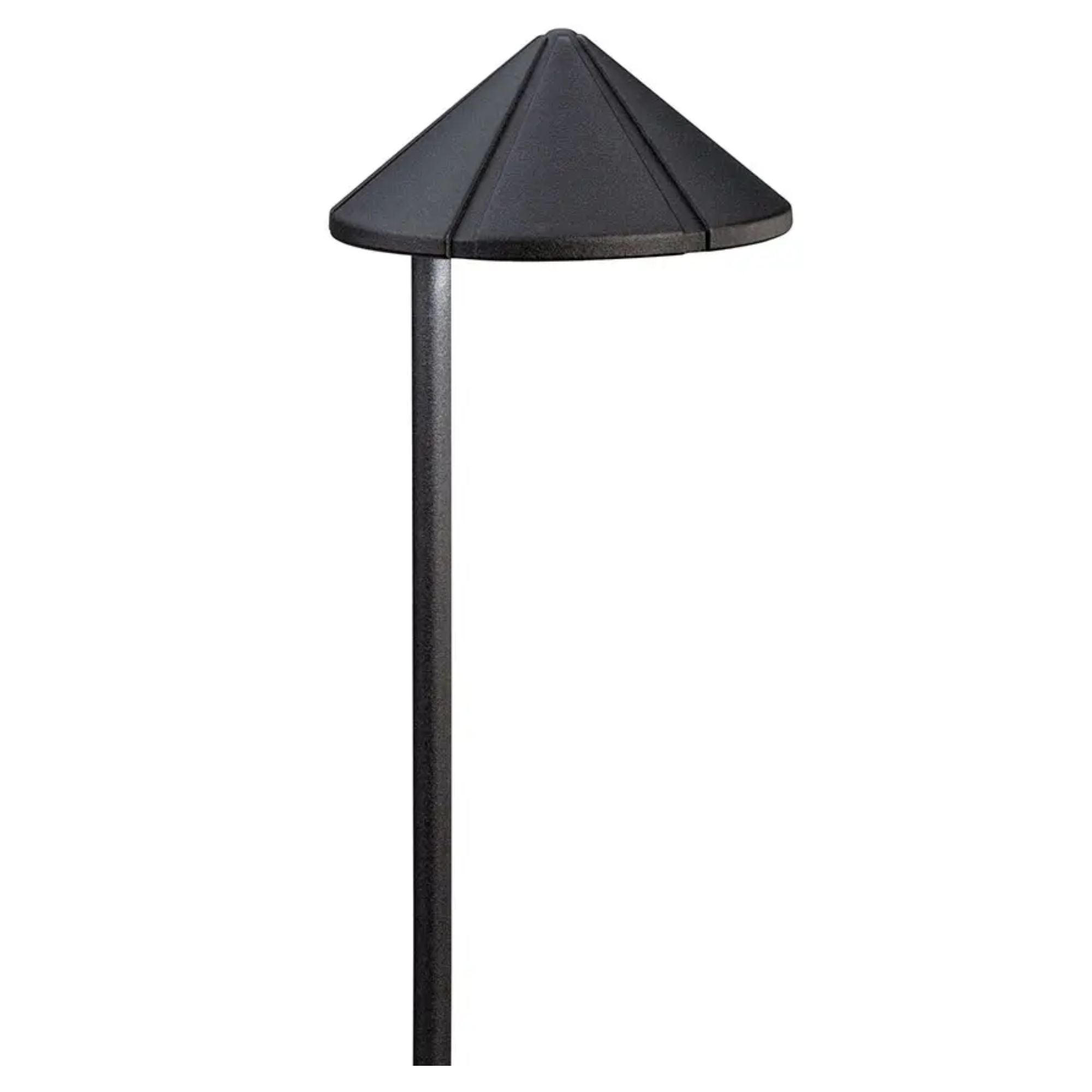 Kichler Six Groove 19.5" Side Mount Path Light in Textured Black