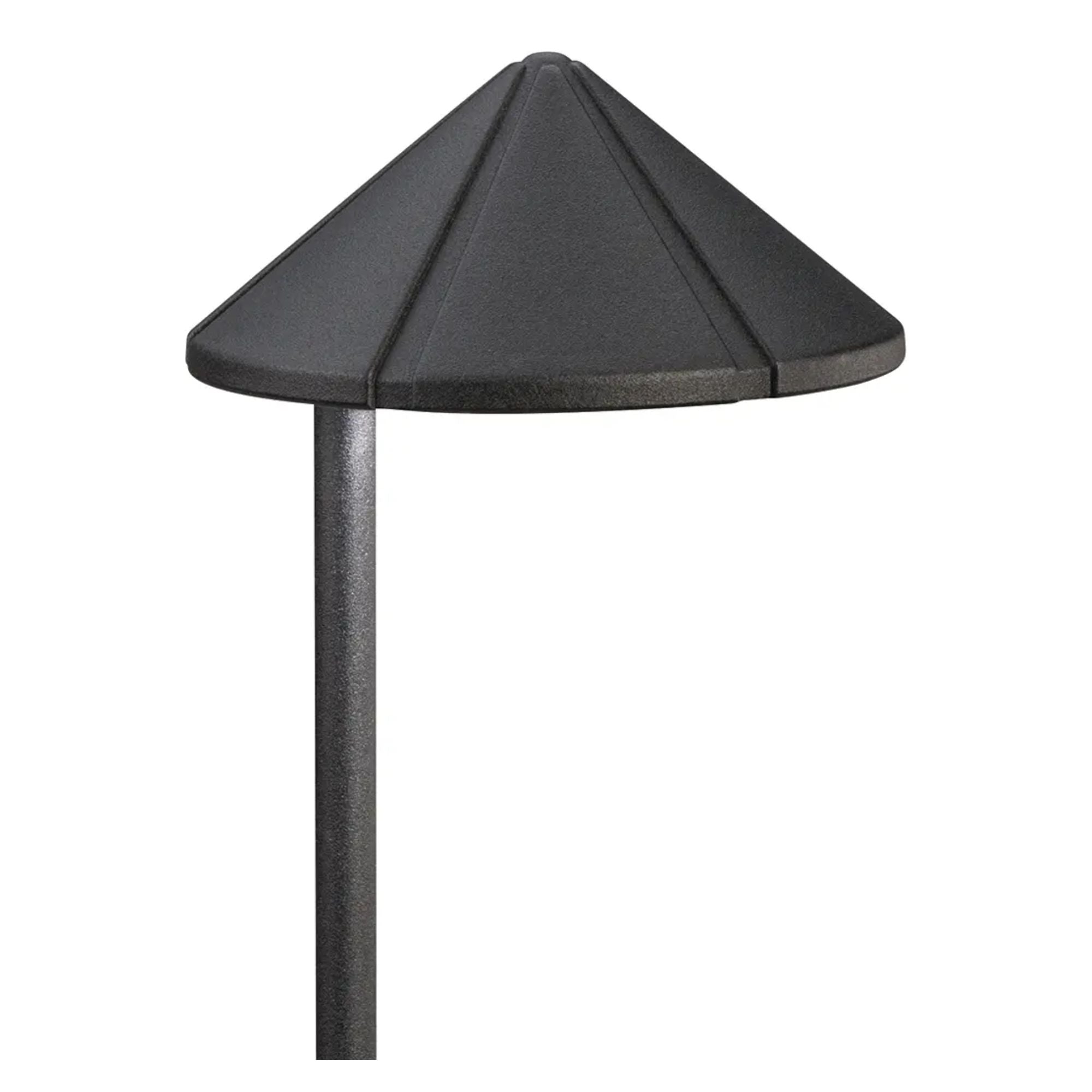 Kichler Six Groove 19.5" Side Mount Path Light in Textured Black
