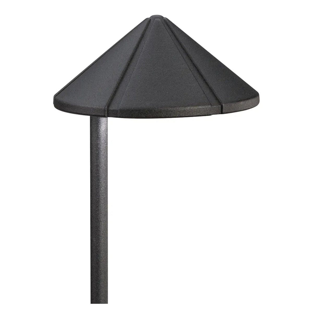 Kichler Six Groove 19.5" Side Mount Path Light in Textured Black