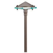 Kichler Glass & Metal 22" Path Light in Textured Architectural Bronze