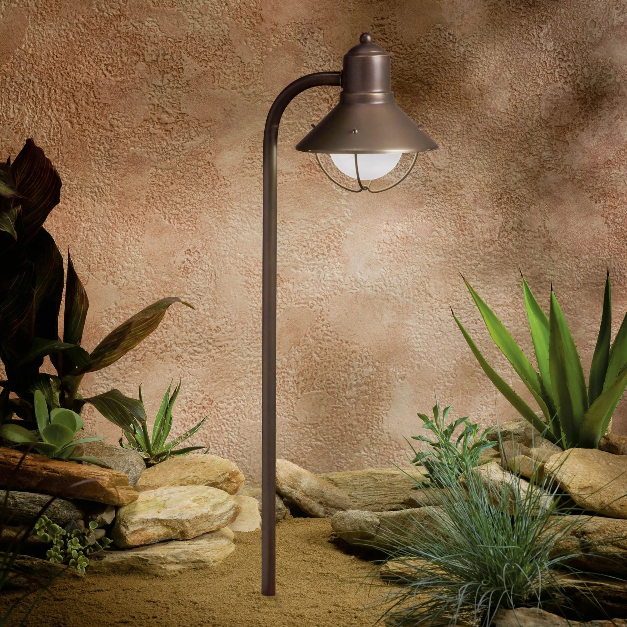 Kichler Seaside 25.25" Path Light in Olde Bronze