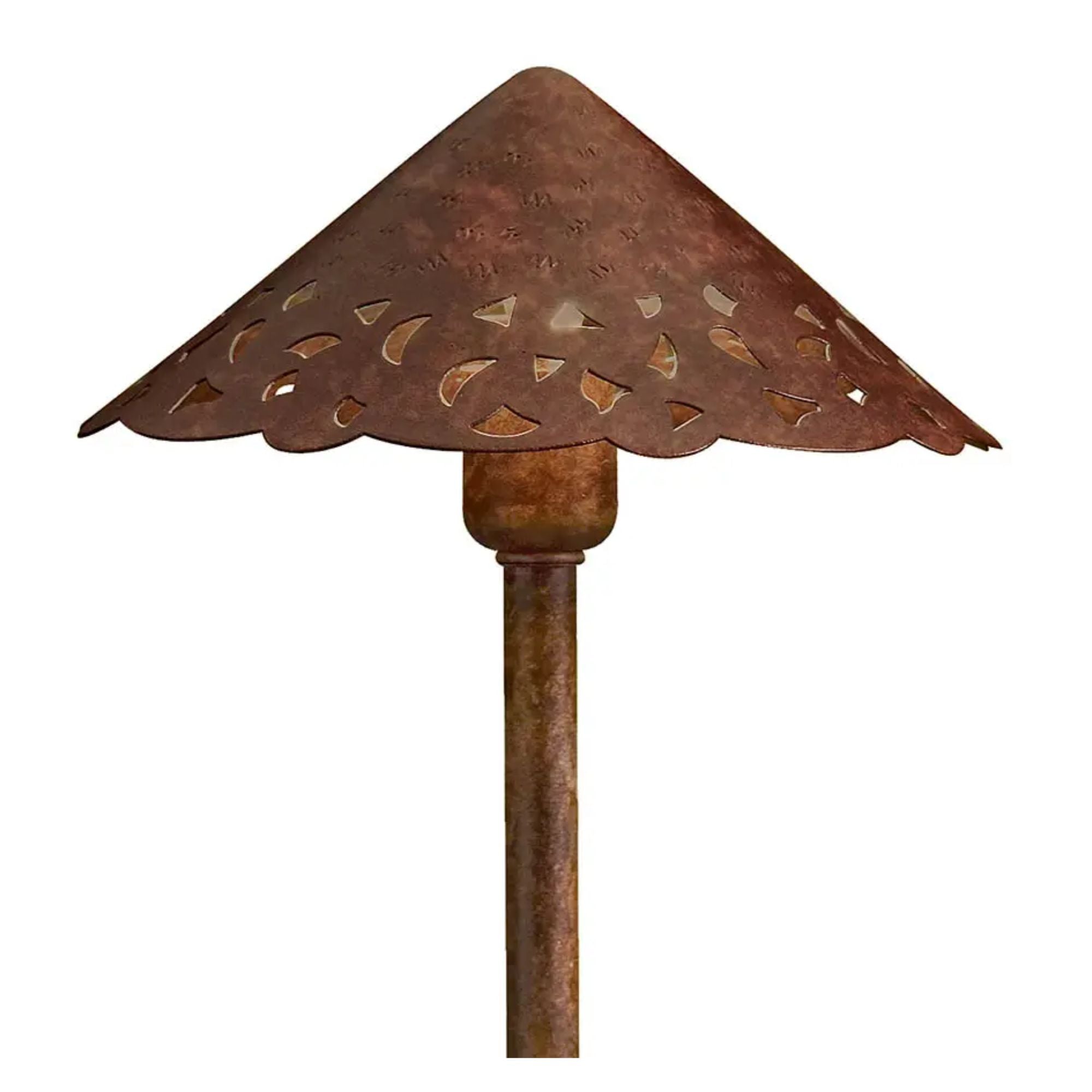Kichler Lace 22" Decorative Hammered Roof Path Light in Textured Tannery Bronze