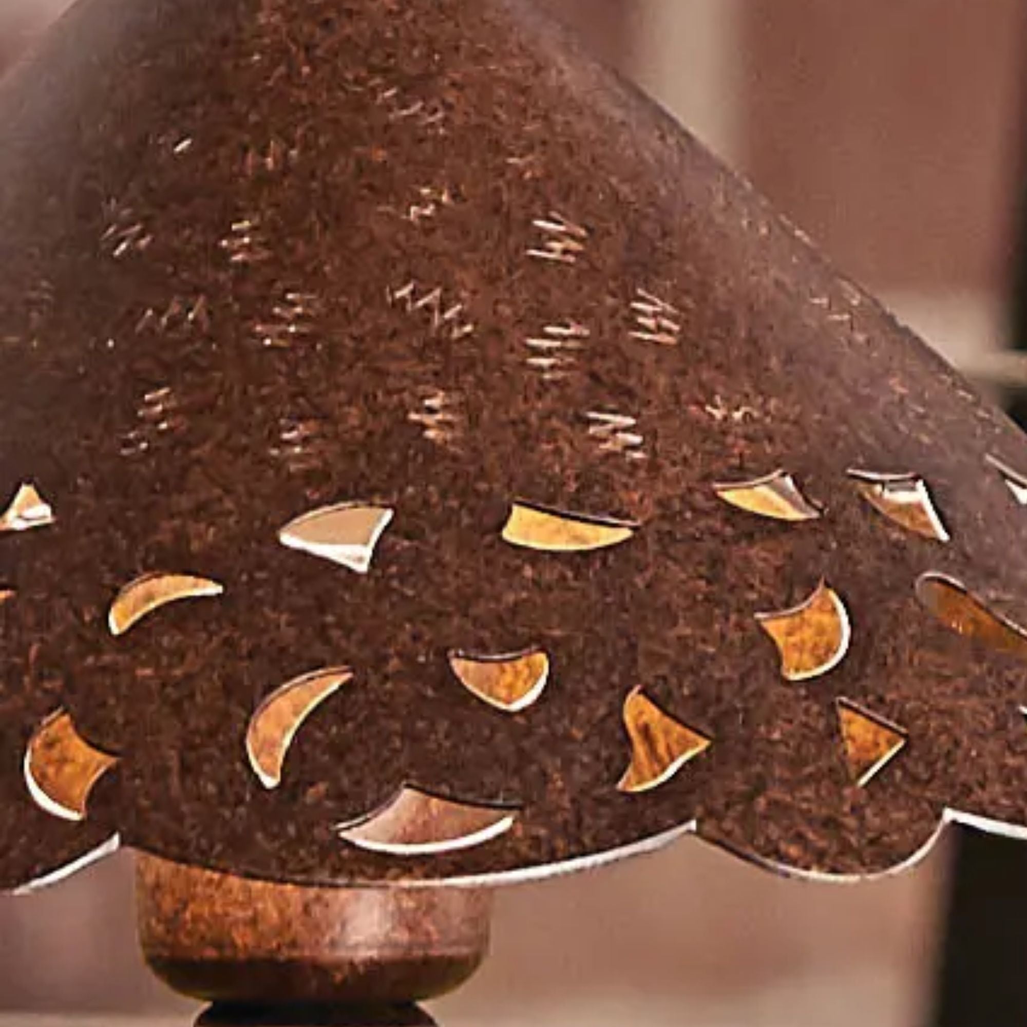 Kichler Lace 22" Decorative Hammered Roof Path Light in Textured Tannery Bronze