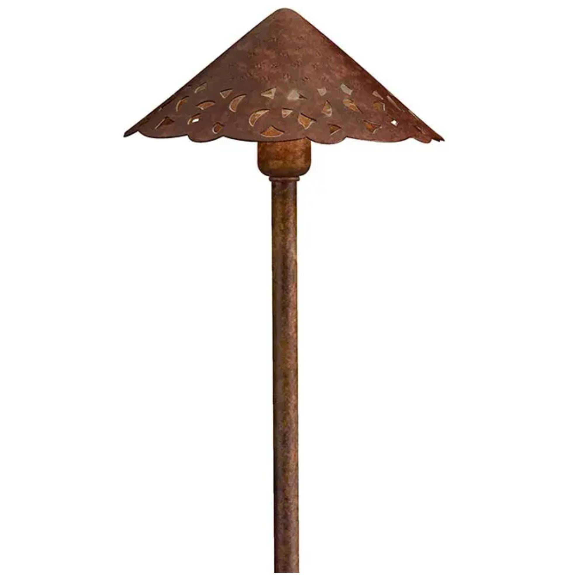 Kichler Cast Hammered Roof 22" Path Light in Textured Tannery Bronze
