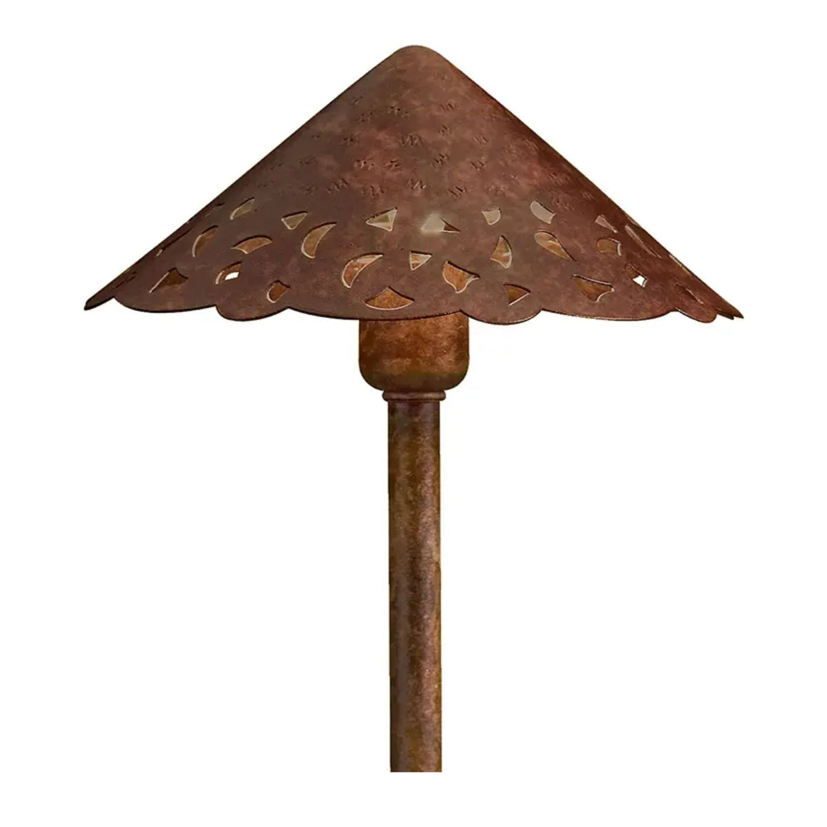Kichler Cast Hammered Roof 22" Path Light in Textured Tannery Bronze