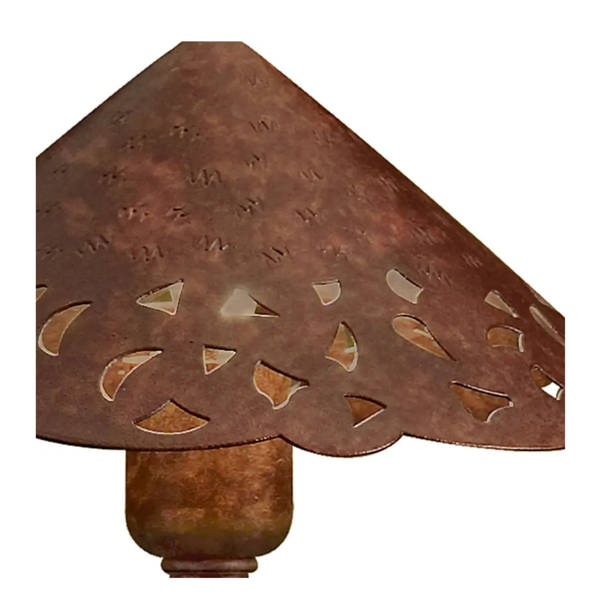 Kichler Cast Hammered Roof 22" Path Light in Textured Tannery Bronze