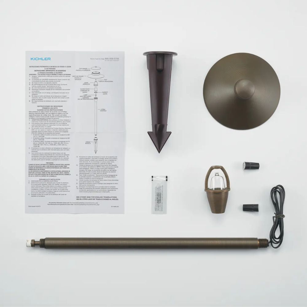 Kichler 21" Path Light in Centennial Brass