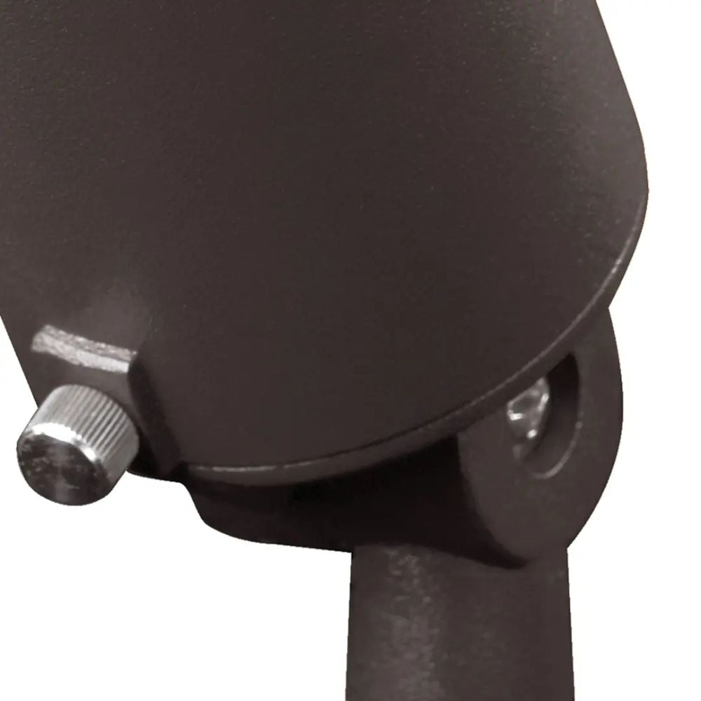 Long Cowl Mini Accent Spot Light, Textured Architectural Bronze
