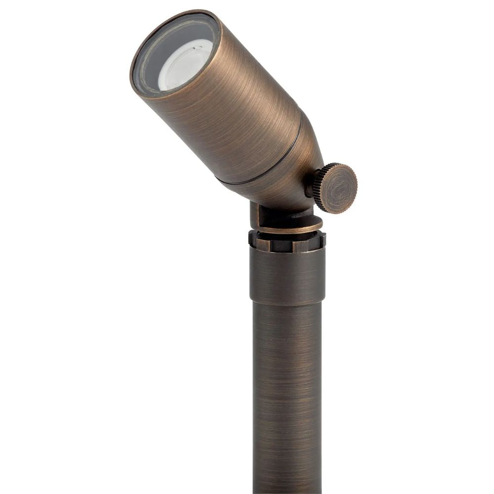 Long Cowl Mini Accent Spot Light, Centennial Brass