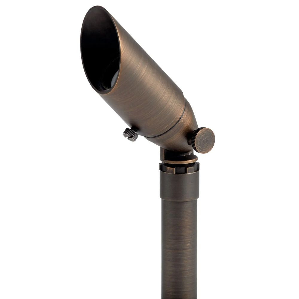 Long Cowl Mini Accent Spot Light, Centennial Brass