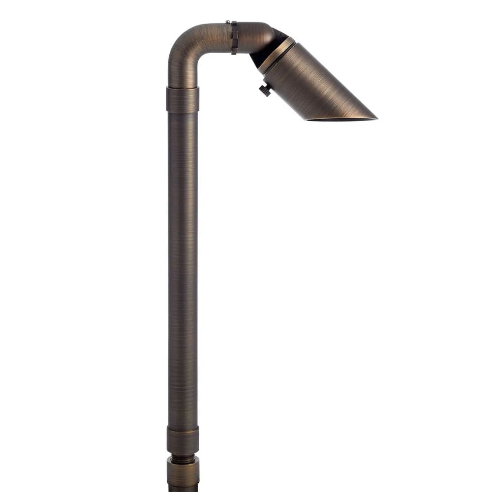 Long Cowl Mini Accent Spot Light, Centennial Brass