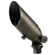Long Cowl Mini Accent Spot Light, Centennial Brass