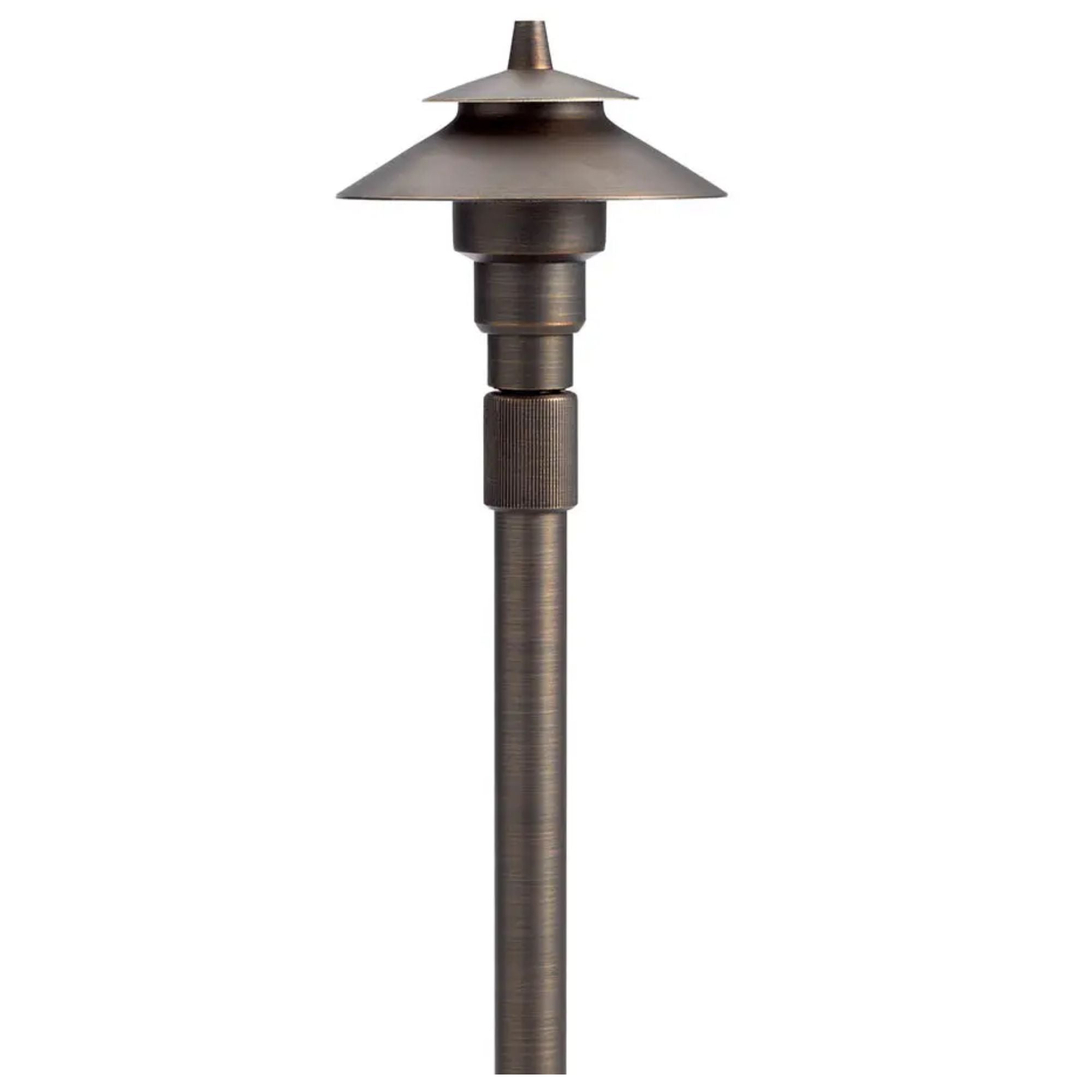 Kichler 19.5" Small Adjustable Height Path Light in Centennial Brass