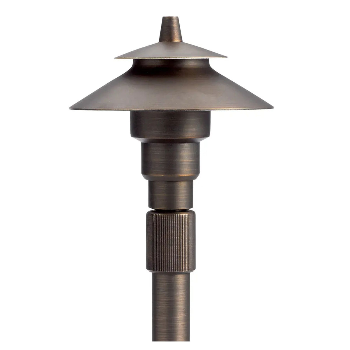 Kichler 19.5" Small Adjustable Height Path Light in Centennial Brass