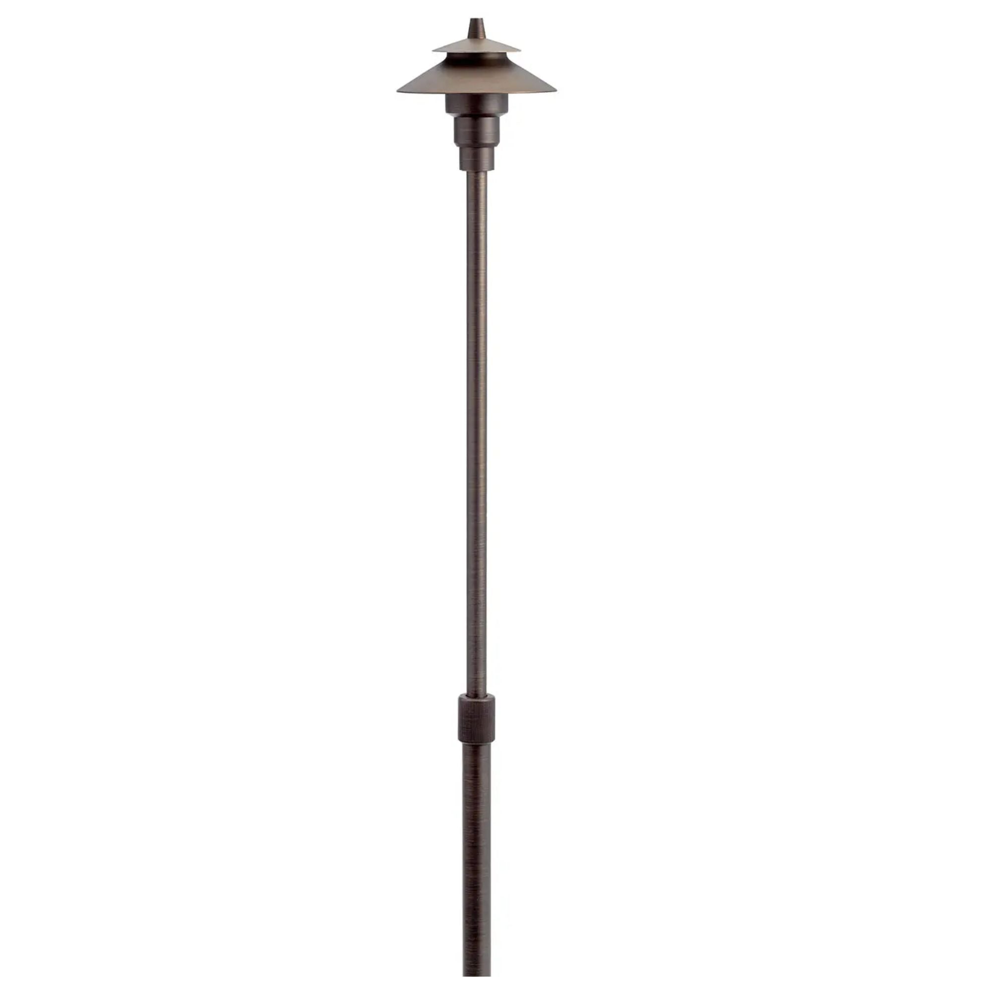 Kichler 19.5" Small Adjustable Height Path Light in Centennial Brass