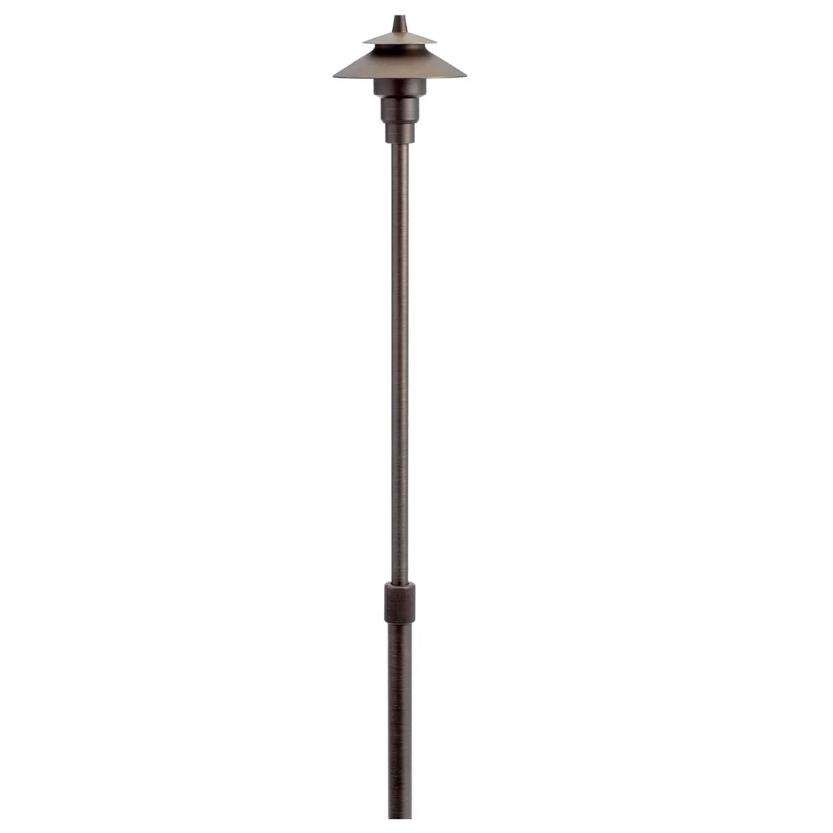 Kichler 19.5" Small Adjustable Height Path Light in Centennial Brass