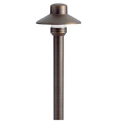 Kichler Dome Small Hat 17.25 in. Path Light in Centennial Brass