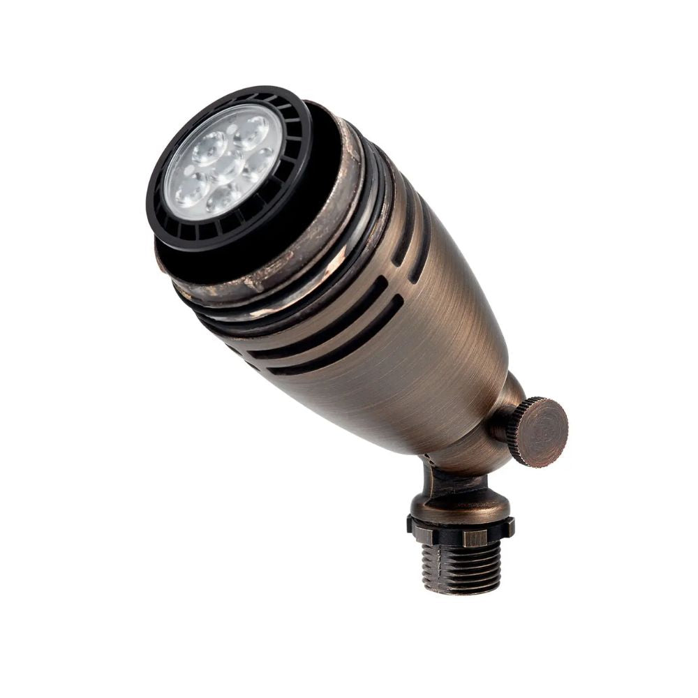 LED Fixed Socket Accent Spot Light, Centennial Brass