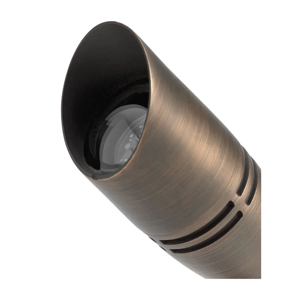 LED Fixed Socket Accent Spot Light, Centennial Brass