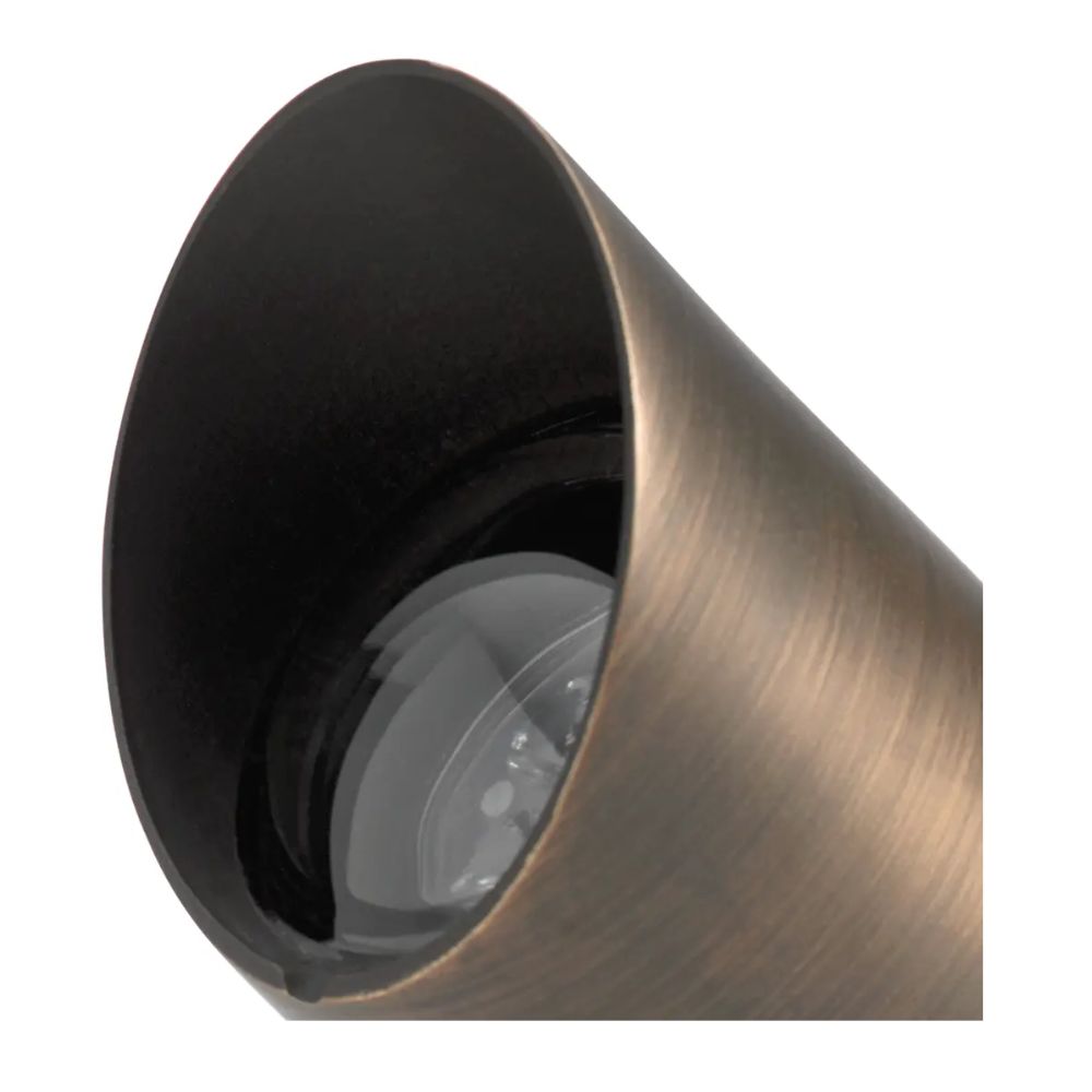 LED Fixed Socket Accent Spot Light, Centennial Brass