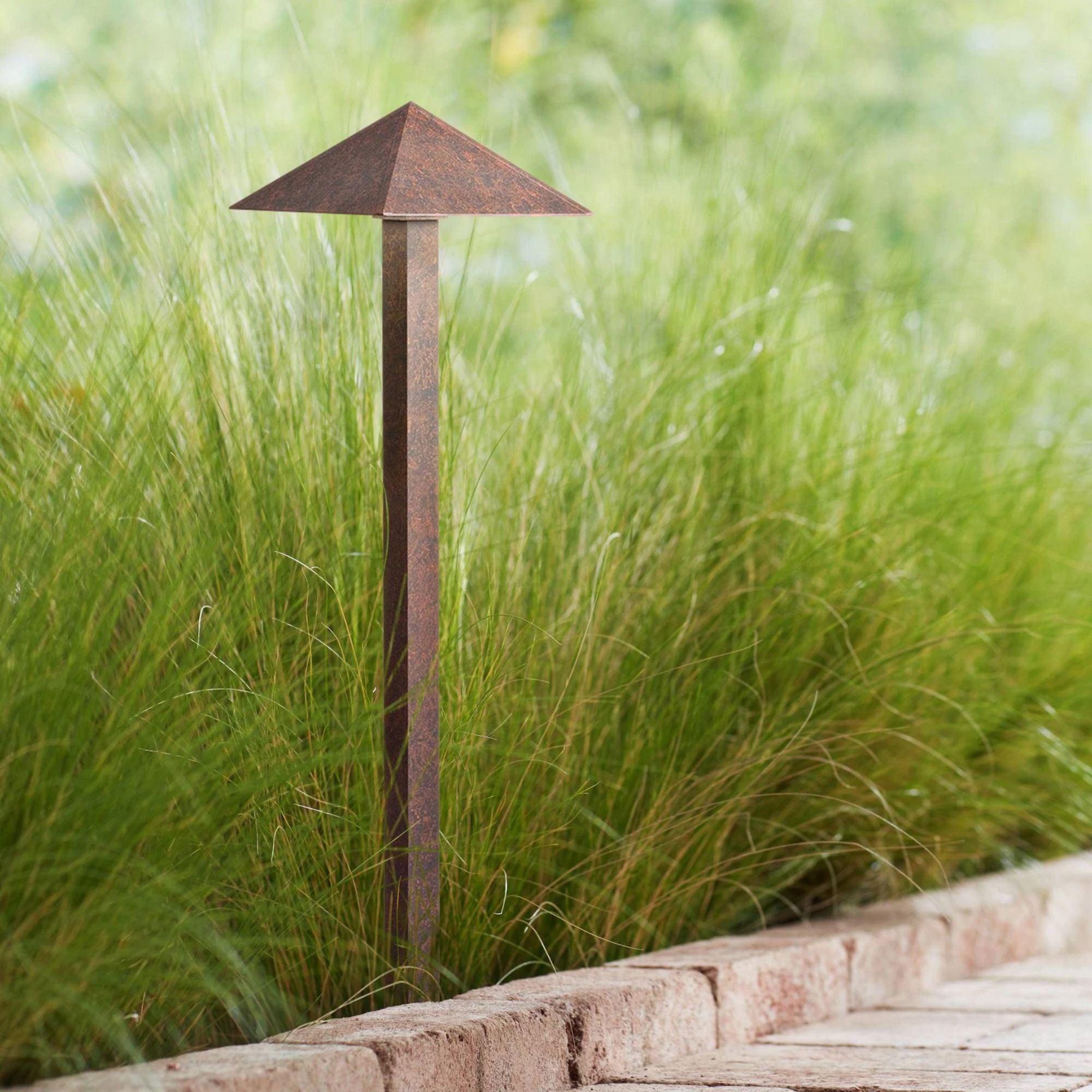 Kichler Pyramid 27" 2700K LED Integrated Path Light in Textured Tannery Bronze