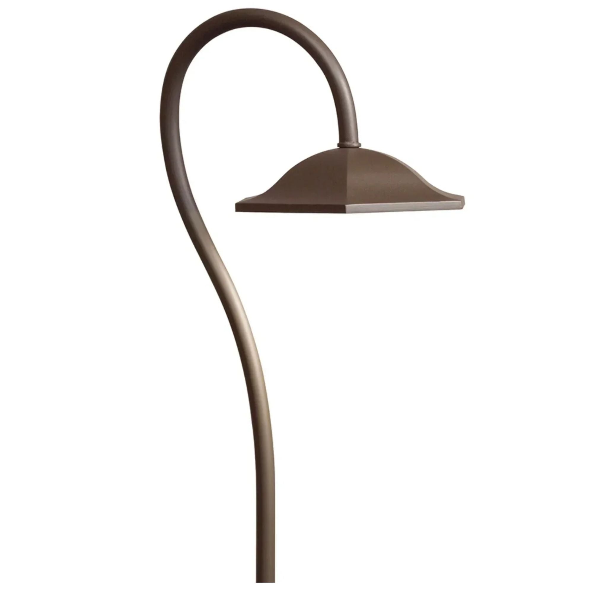 Kichler 27.5" 2700K Shepherd's Crook LED Path Light in Textured Architectural Bronze