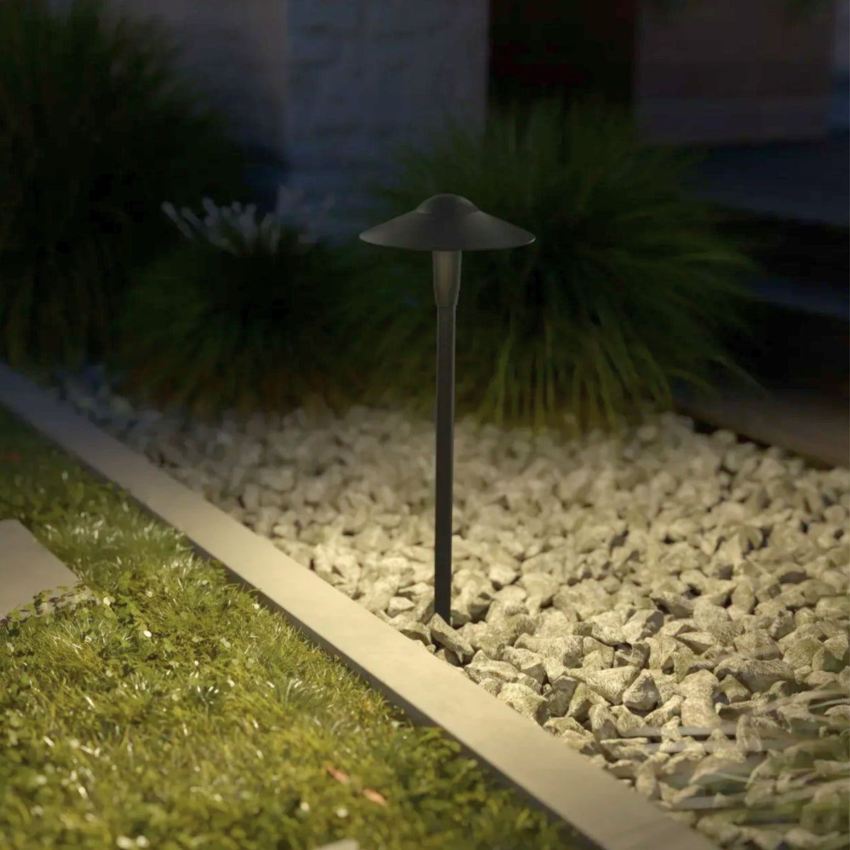 Kichler CBR LED Integrated 22" 3000K Dome Path Light in Textured Black