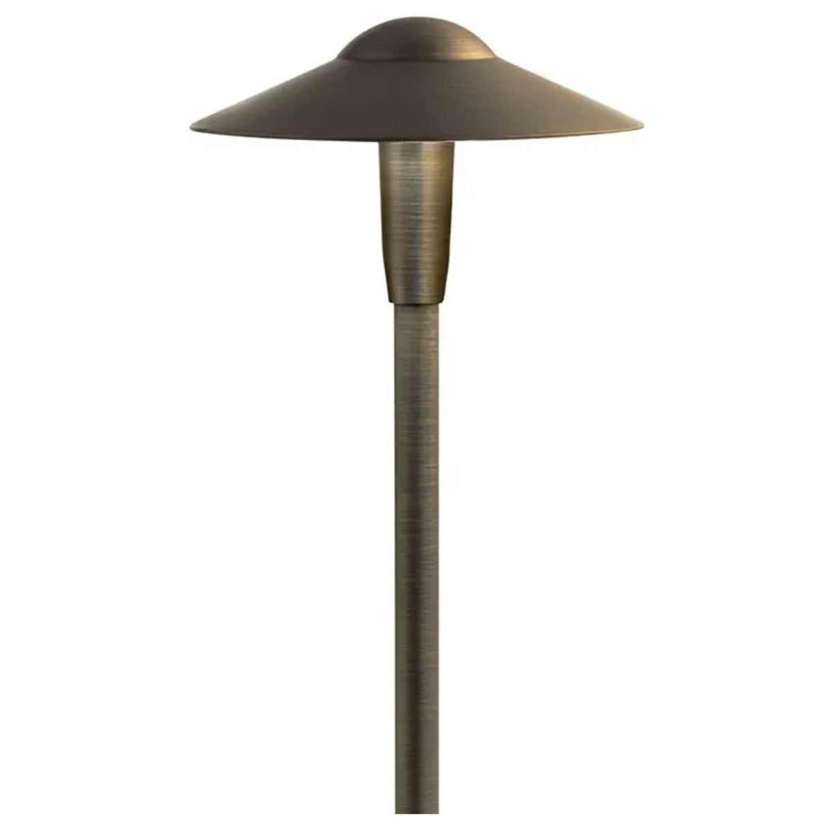 Kichler CBR LED Integrated 22.5 in. 2700K Dome Path Light in Centennial Brass
