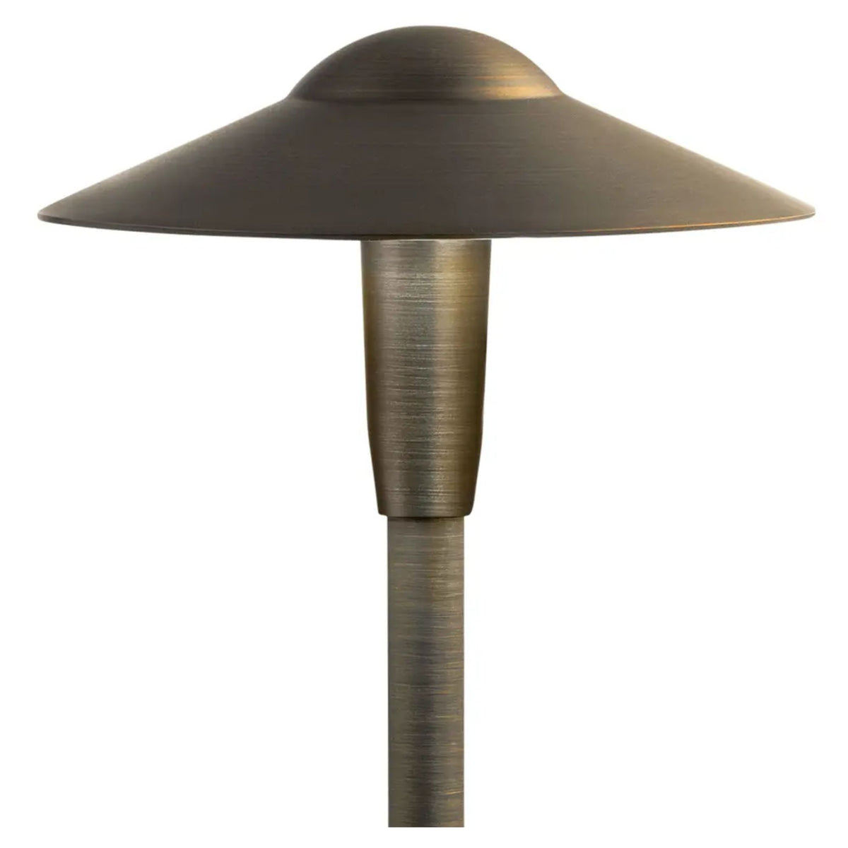 Kichler CBR LED Integrated 22.5 in. 2700K Dome Path Light in Centennial Brass