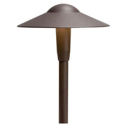 Kichler Short Stem 16" 2700K LED Integrated Path Light in Textured Architectural Bronze