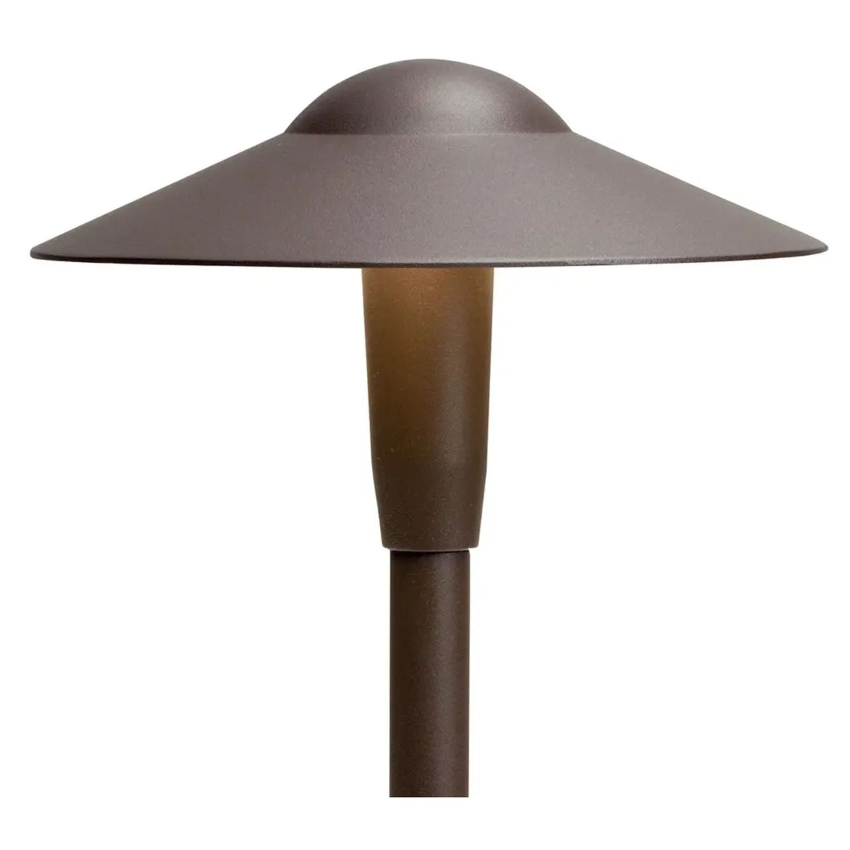 Short Dome LED Path Light, 2700K, Textured Architectural Bronze
