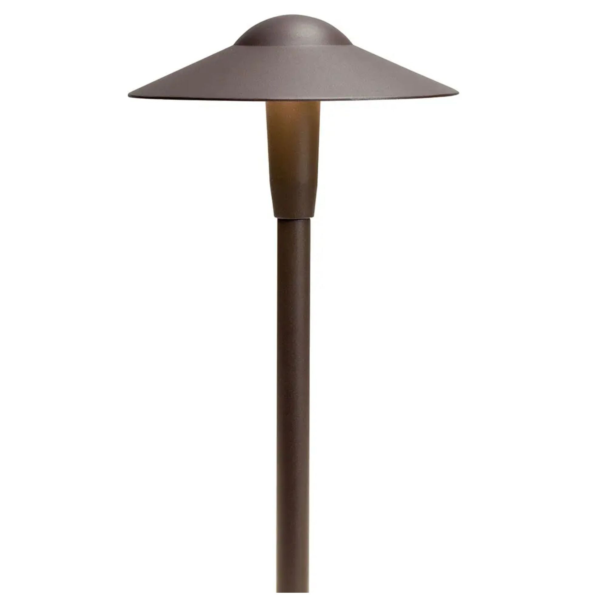 Short Dome LED Path Light, 2700K, Textured Architectural Bronze