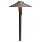 Kichler Short Stem 16" 3000K LED Integrated Path Light in Textured Architectural Bronze
