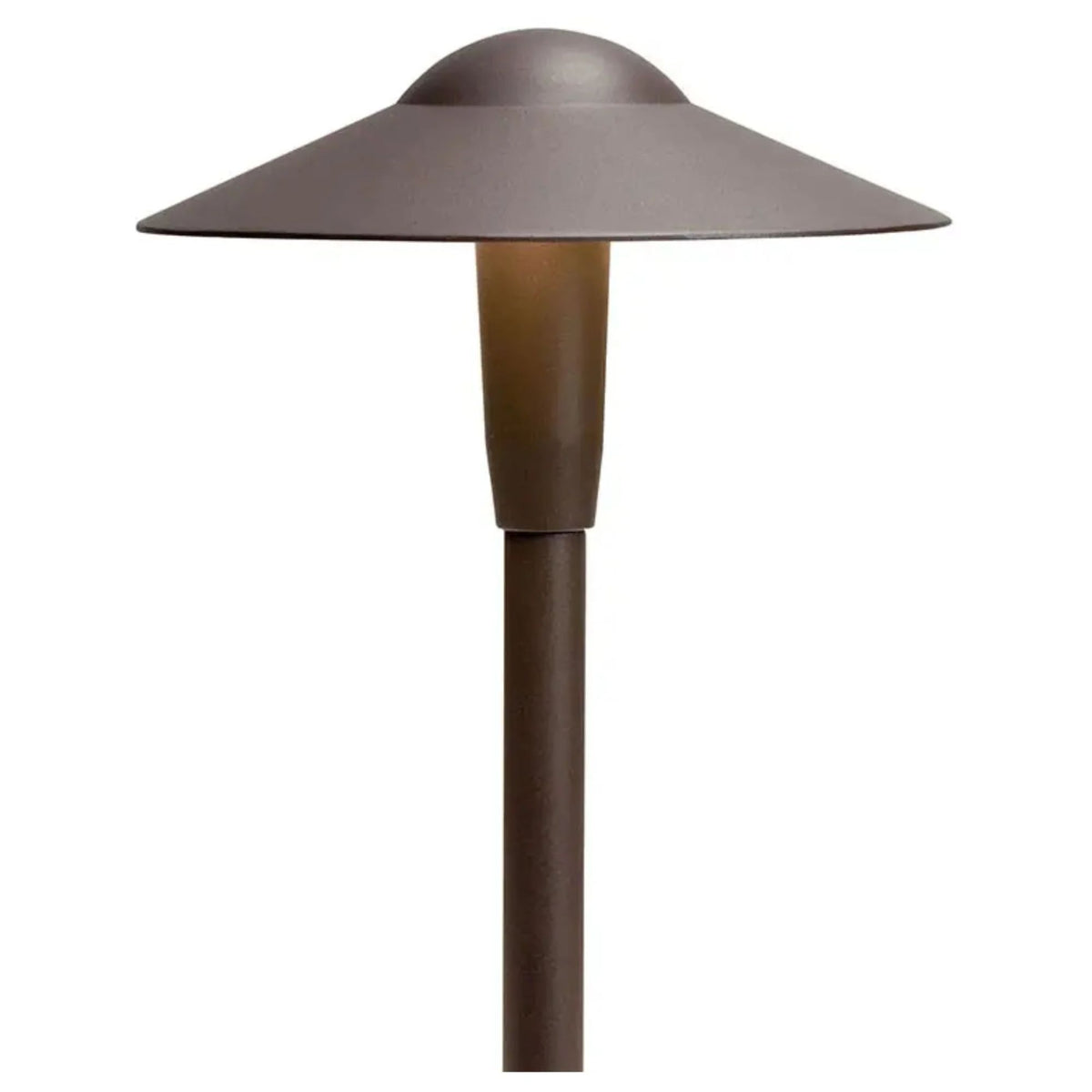 Kichler Short Stem 16" 3000K LED Integrated Path Light in Textured Architectural Bronze