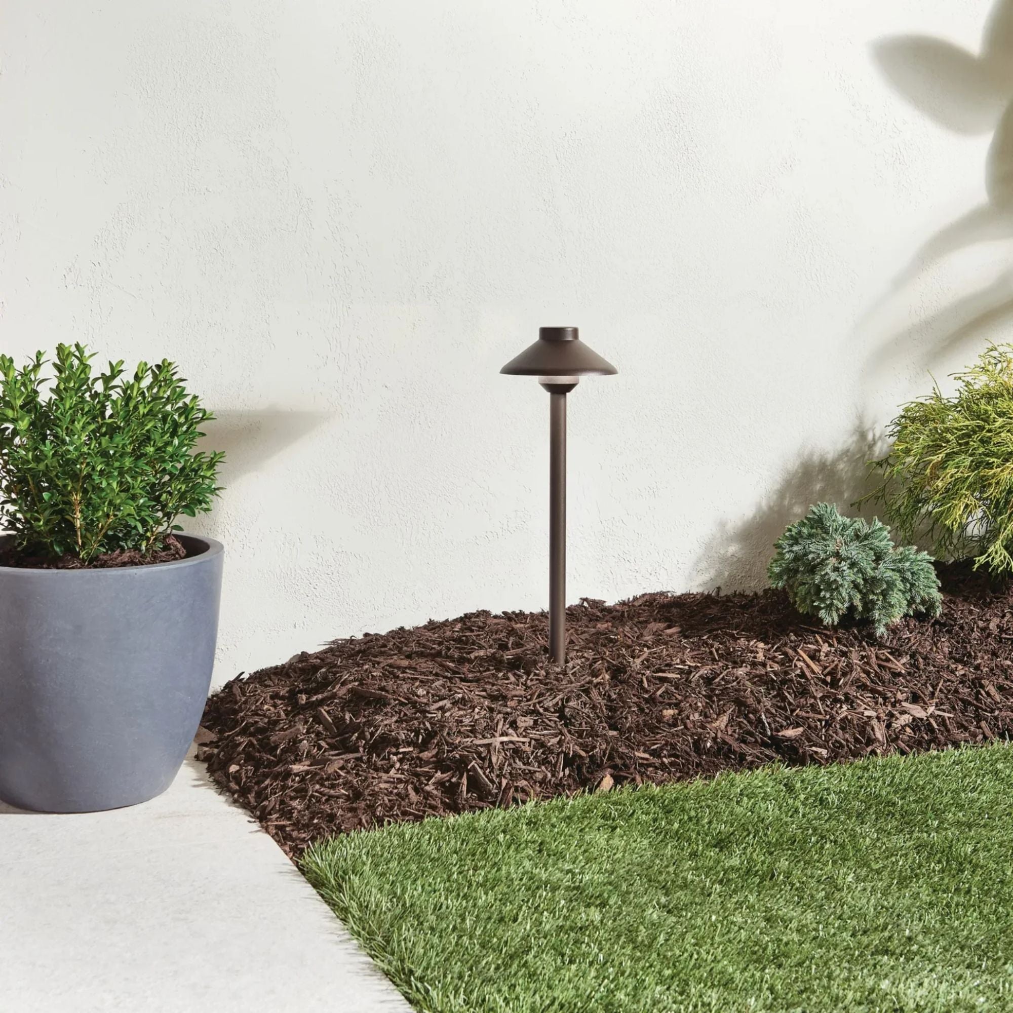 Kichler Landscape LED 23" 2700K Path Light in Textured Architectural Bronze