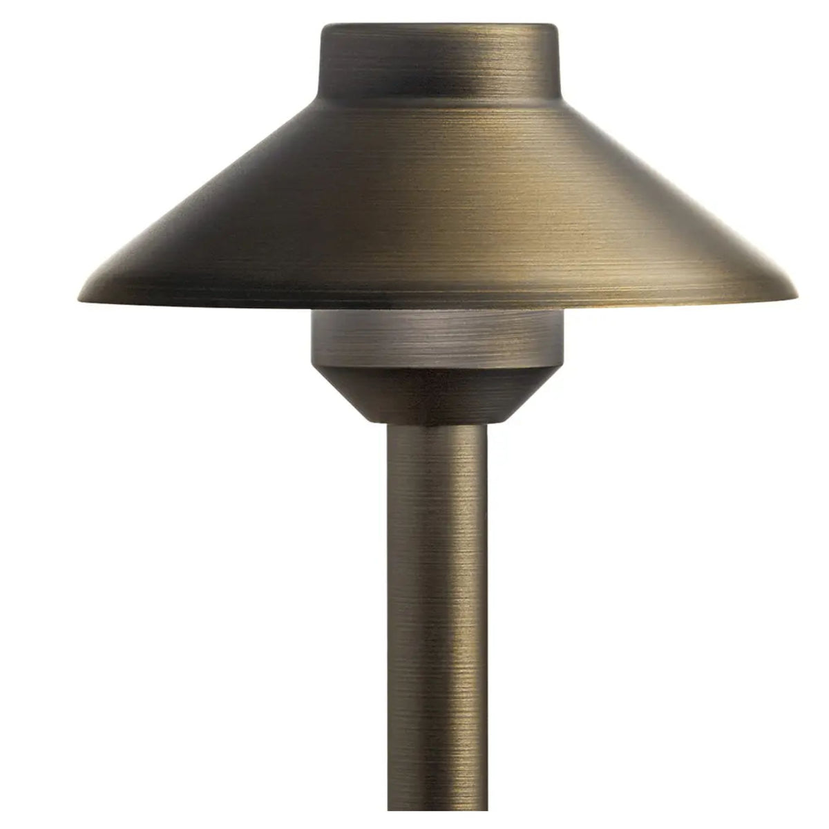 Kichler 15.76 in. 3000K Integrated LED Dome Path Light in Centennial Brass