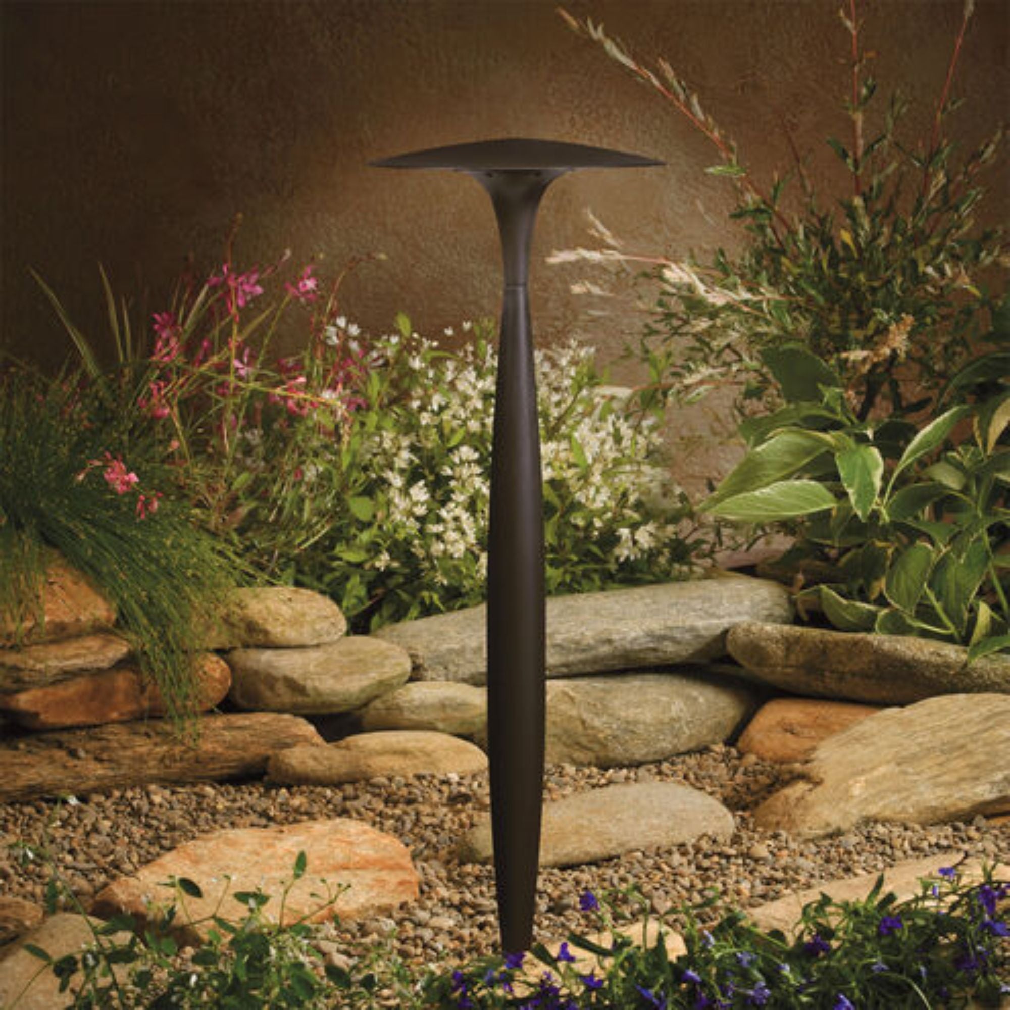 Kichler Broad Roof 22.75" 2700K LED Integrated Path Light in Textured Architectural Bronze
