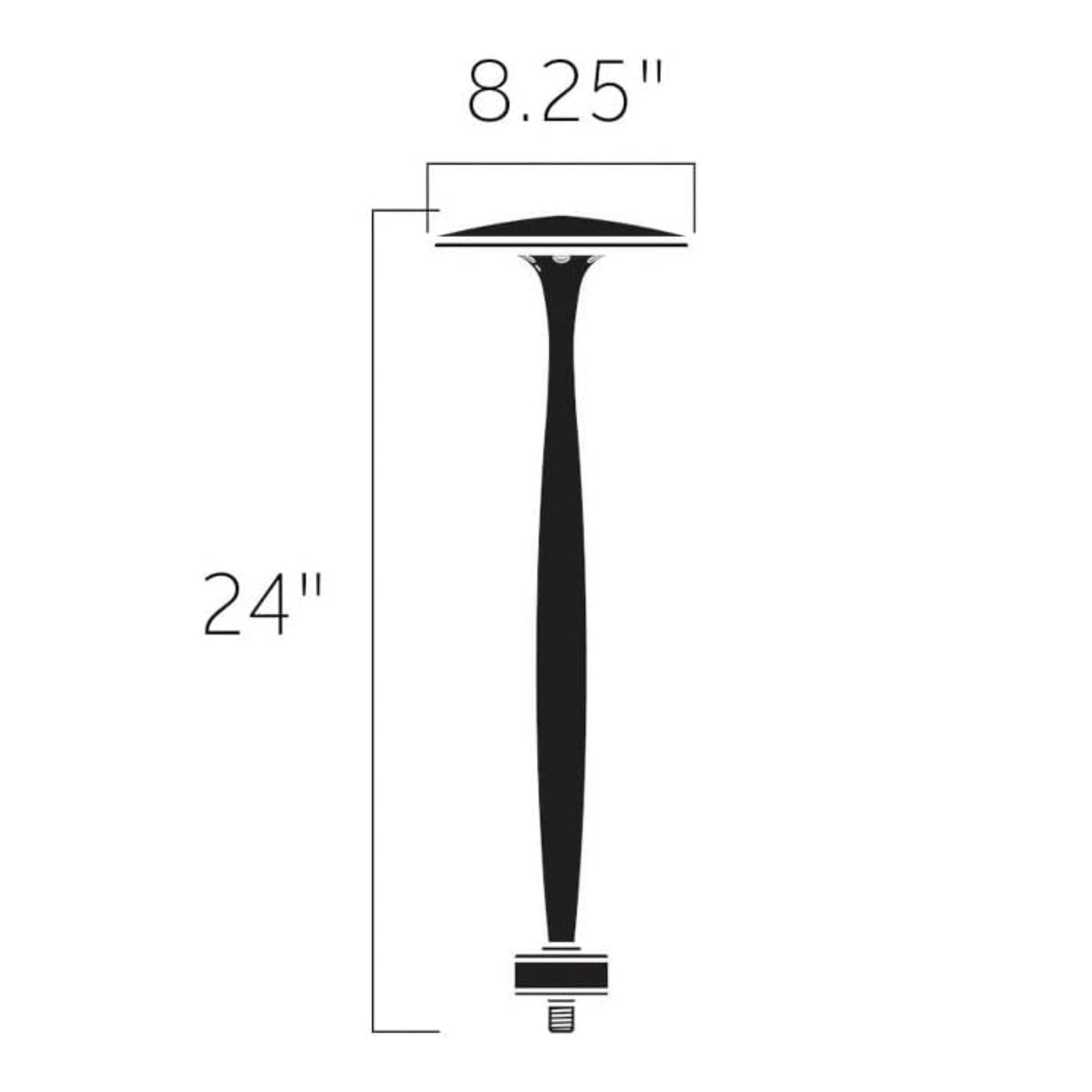Kichler Broad Roof 22.75" LED Integrated Path Light in Textured Architectural Bronze