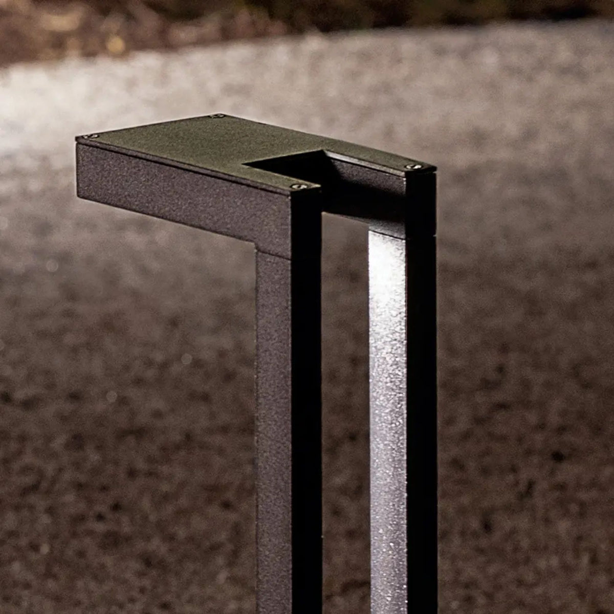 Kichler Two Arm Contemporary 22" Path Light in Architectural Bronze