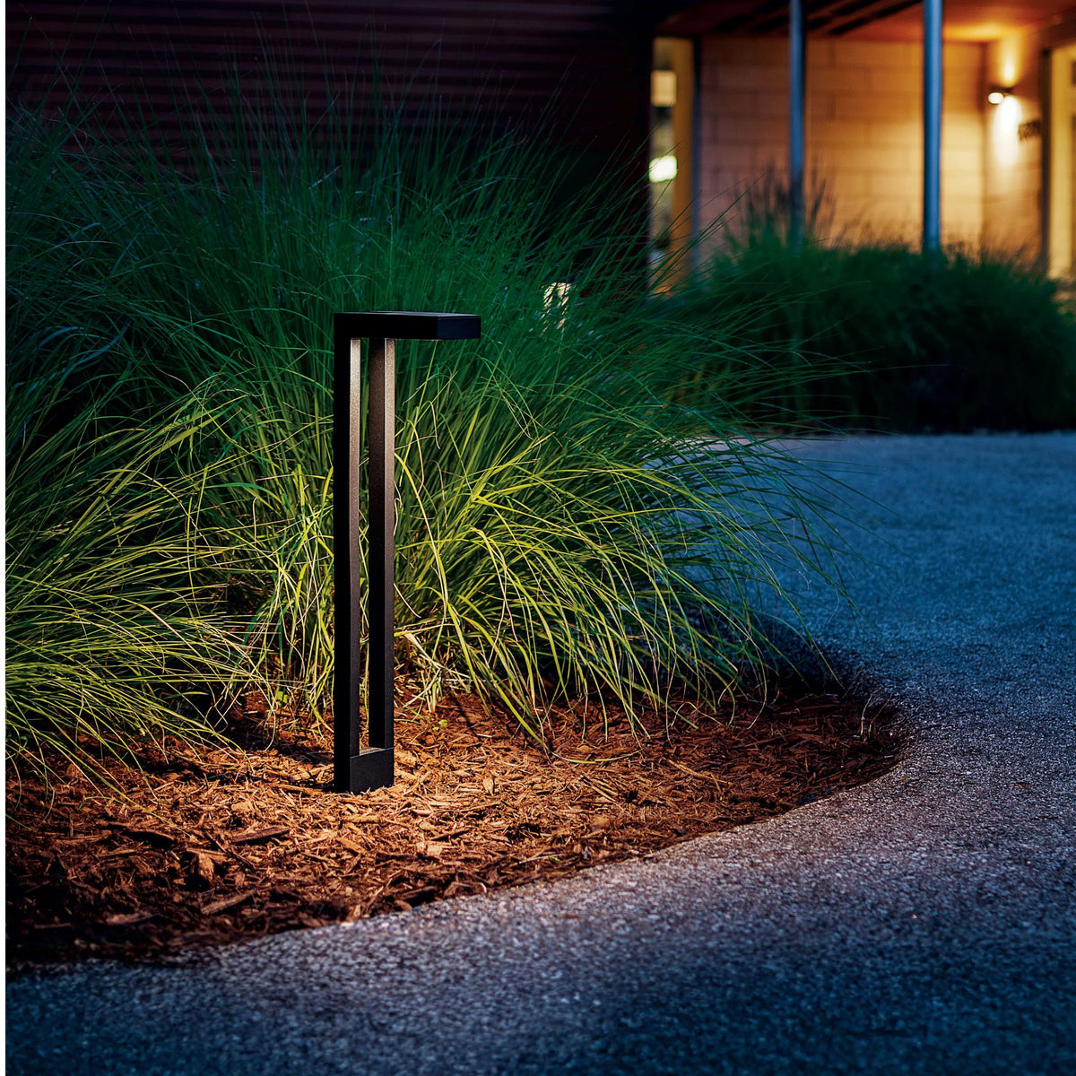 Kichler Two Arm Contemporary 22" Path Light in Architectural Bronze