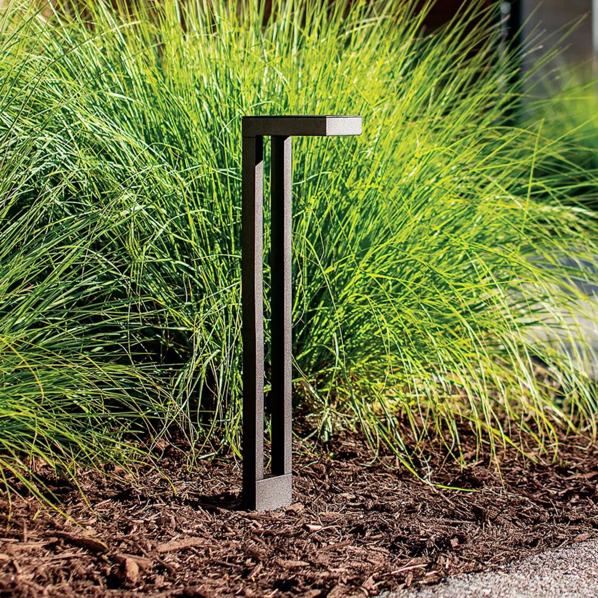 Kichler Two Arm Contemporary 22" Path Light in Architectural Bronze