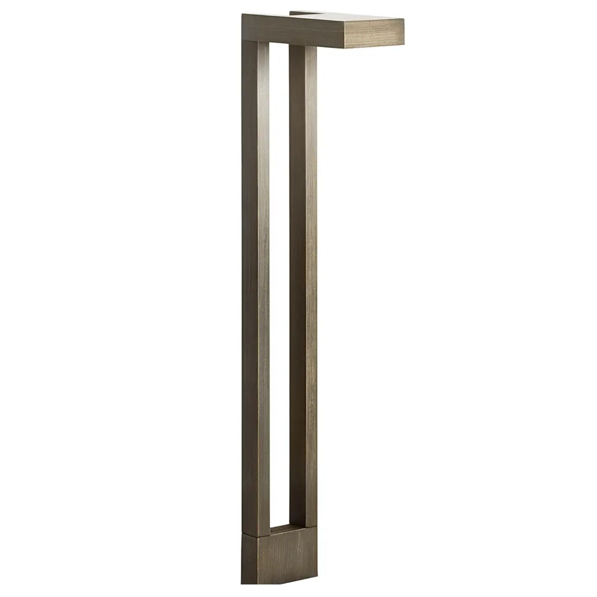 Kichler Two Arm Contemporary 22" Path Light in Centennial Brass