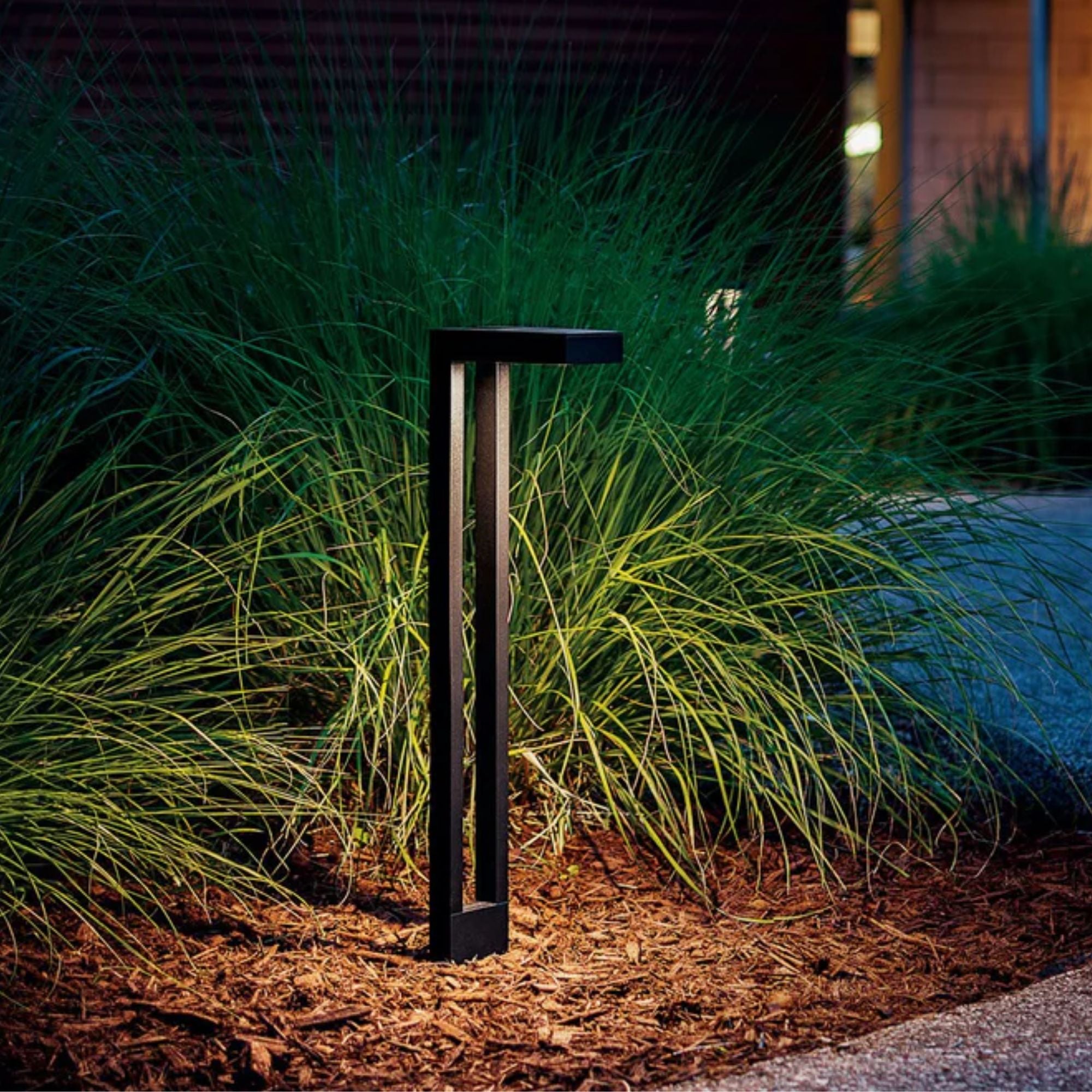 Kichler Two Arm Contemporary 22" Path Light in Centennial Brass