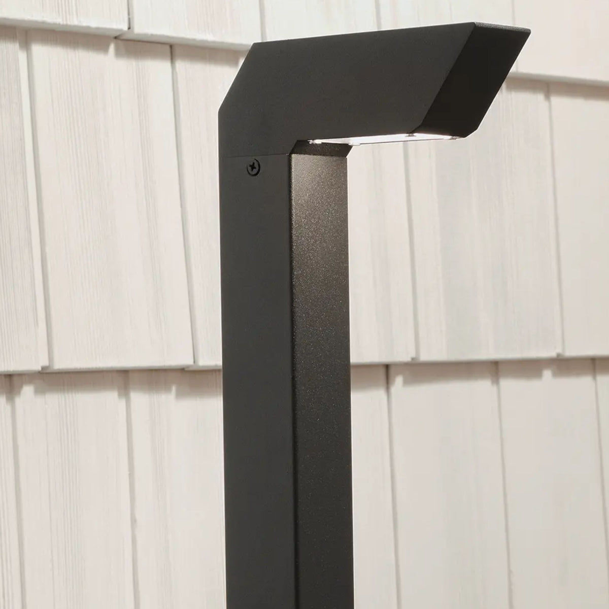 Kichler Contemporary Right Angle 22" Path Light in Textured Black