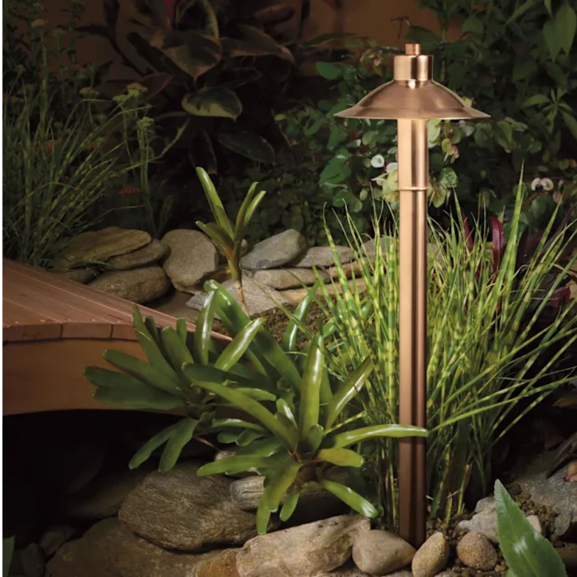 Kichler Copper Hat 21" 3000K LED Integrated Path Light in Copper