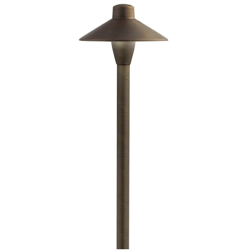 Traditional LED Integrated Path Light, 3000K, Centennial Brass