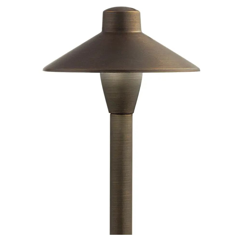 Traditional LED Integrated Path Light, 2700K, Centennial Brass